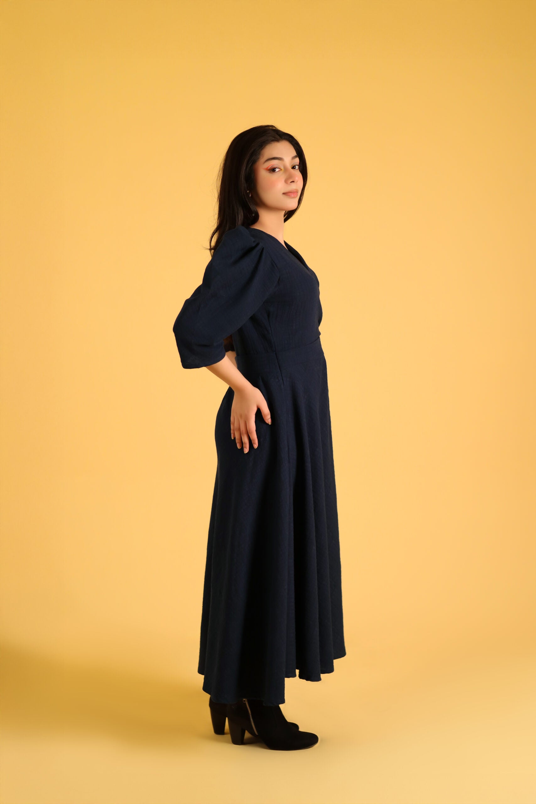 The Indigo Iris Dress