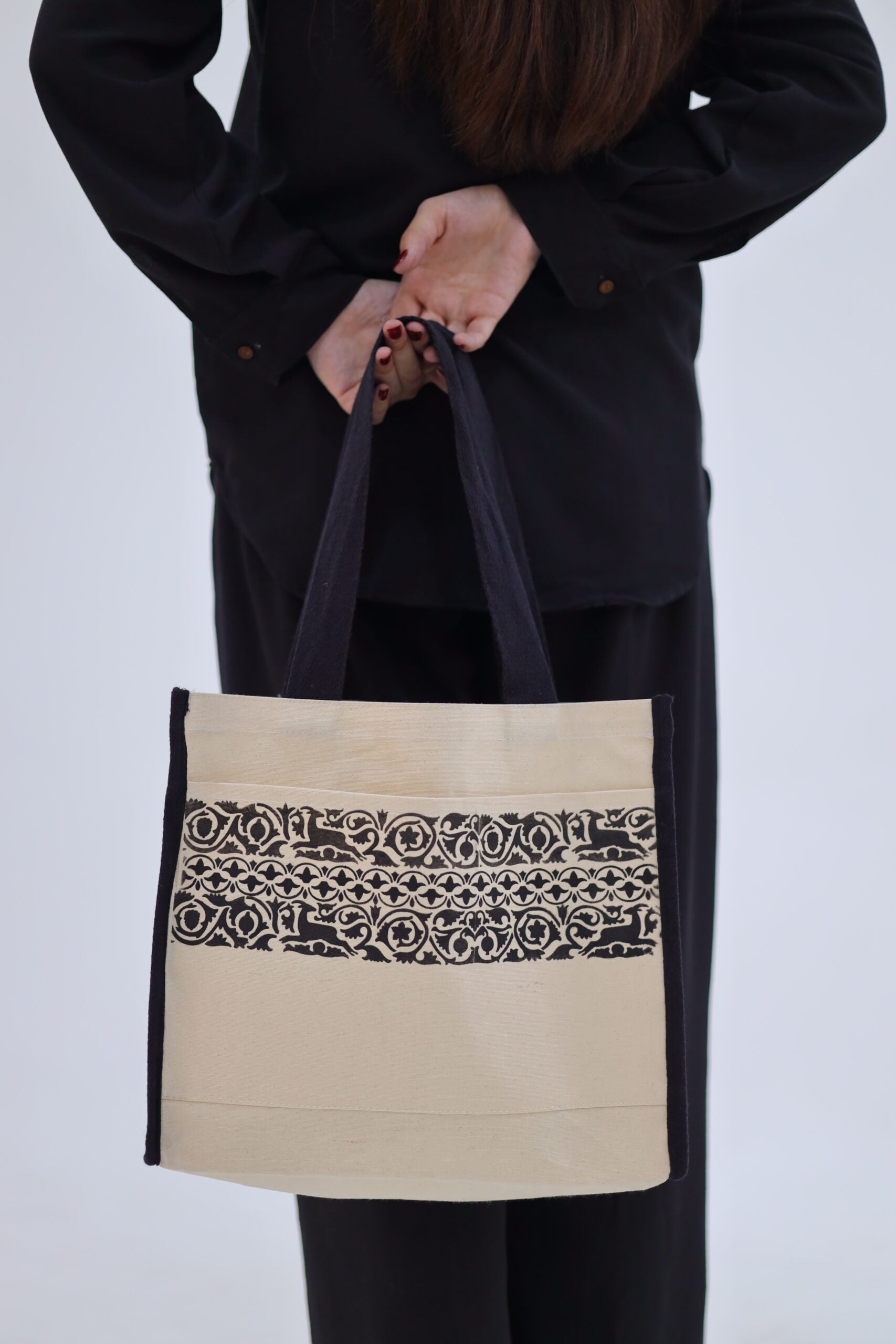 Ornate Noir Tote Bag
