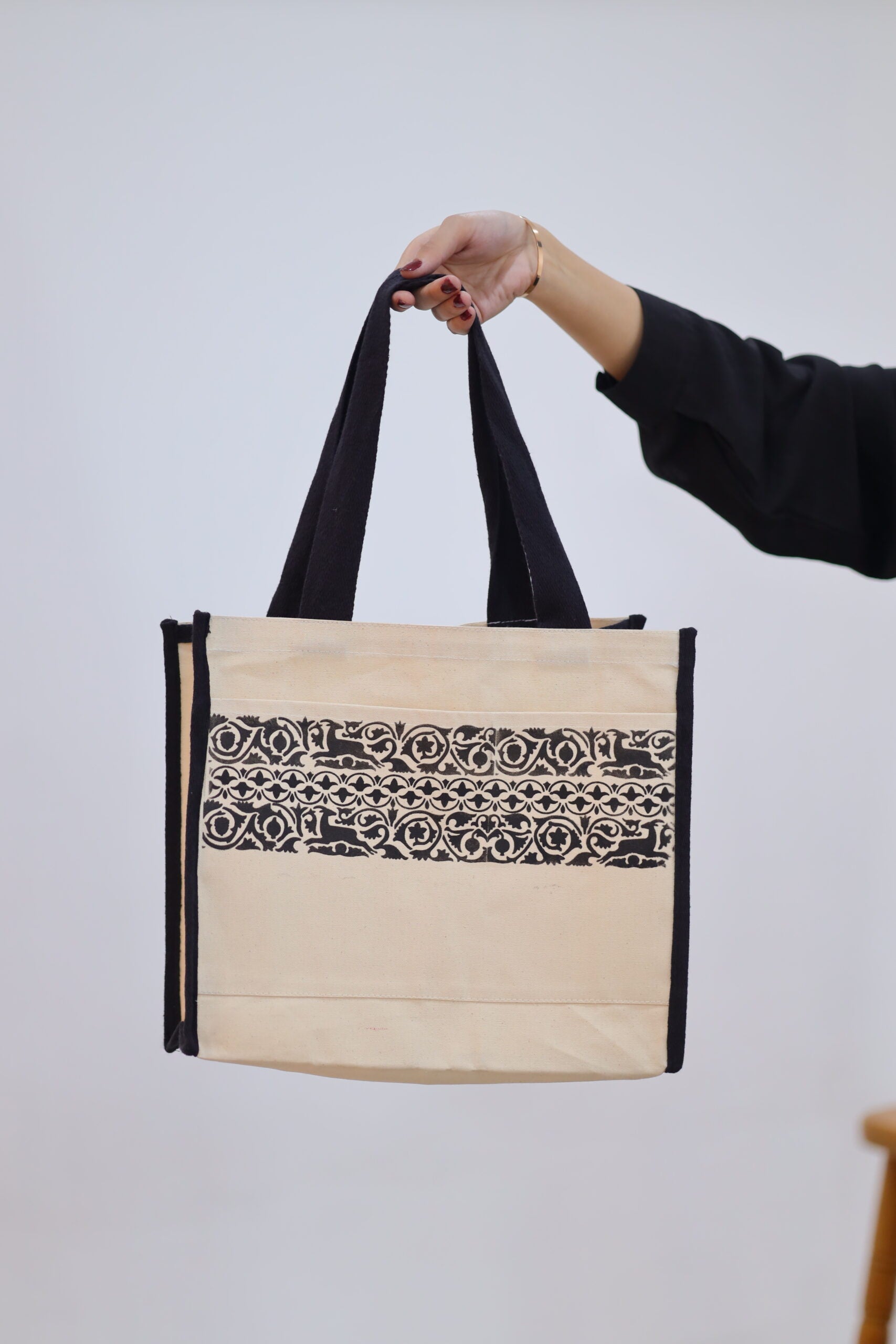 Ornate Noir Tote Bag