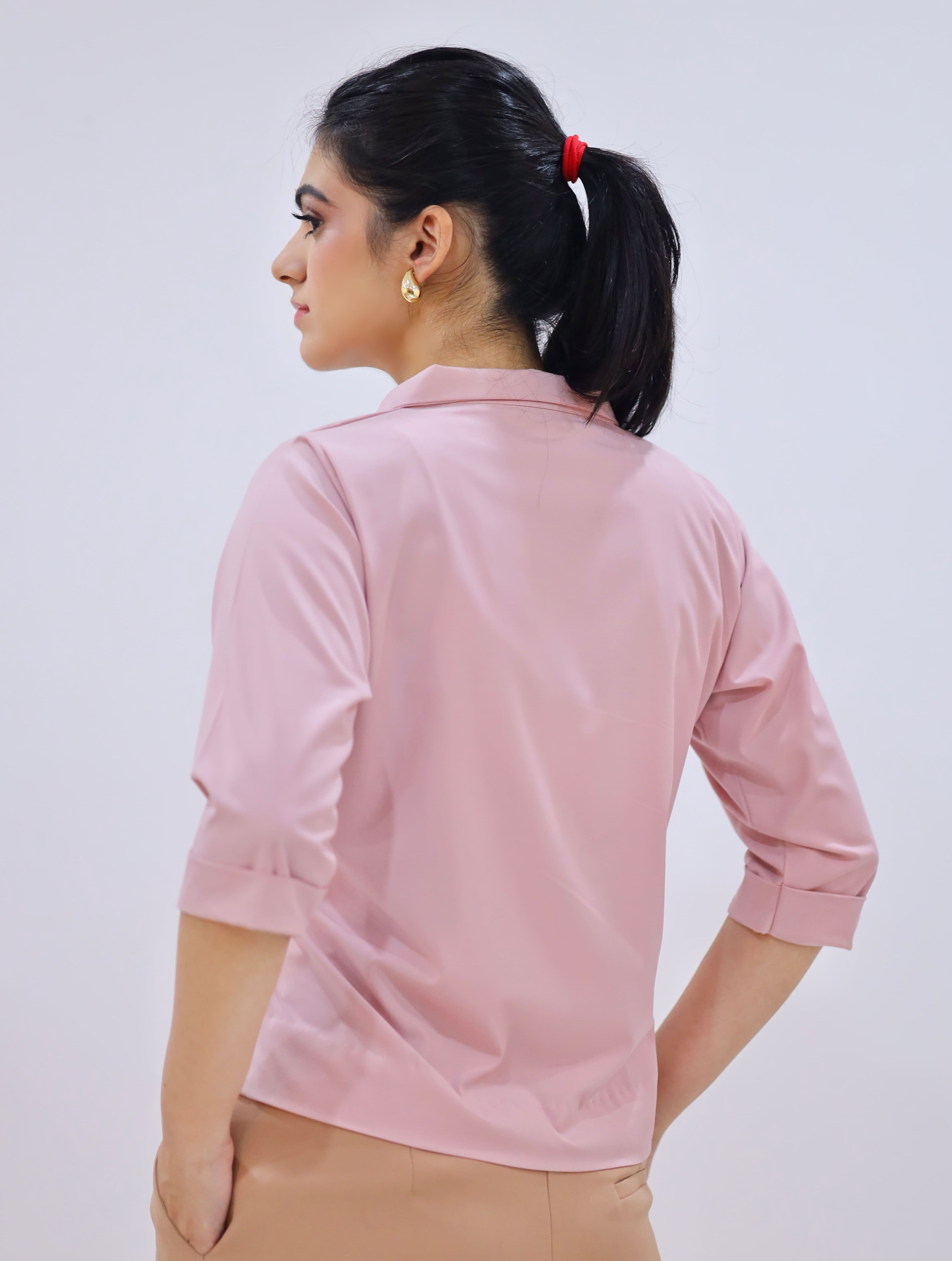 Blush Button-Down